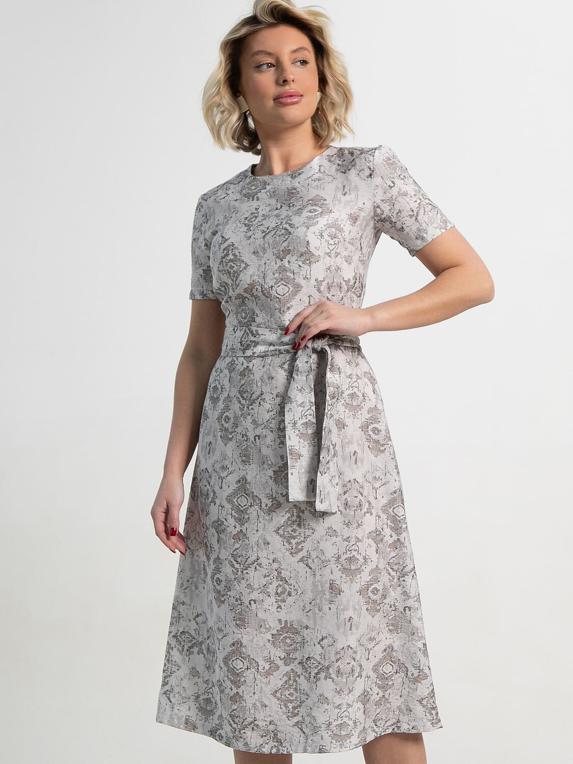 LT Collection Платье 587356 П15116-10М серый