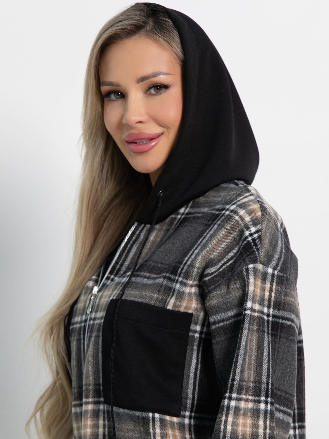 LT Collection Рубашка 587358 Б15125-50М черно-серый