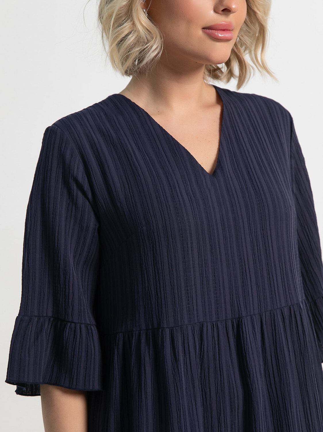 LT Collection Платье 587360 П15387-8М темно-синий