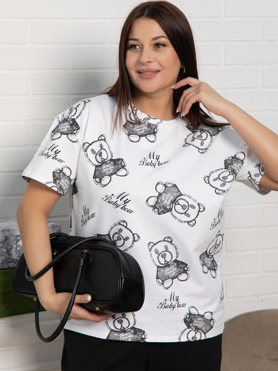 LT Collection Футболка 587361 Б15370-20М белый