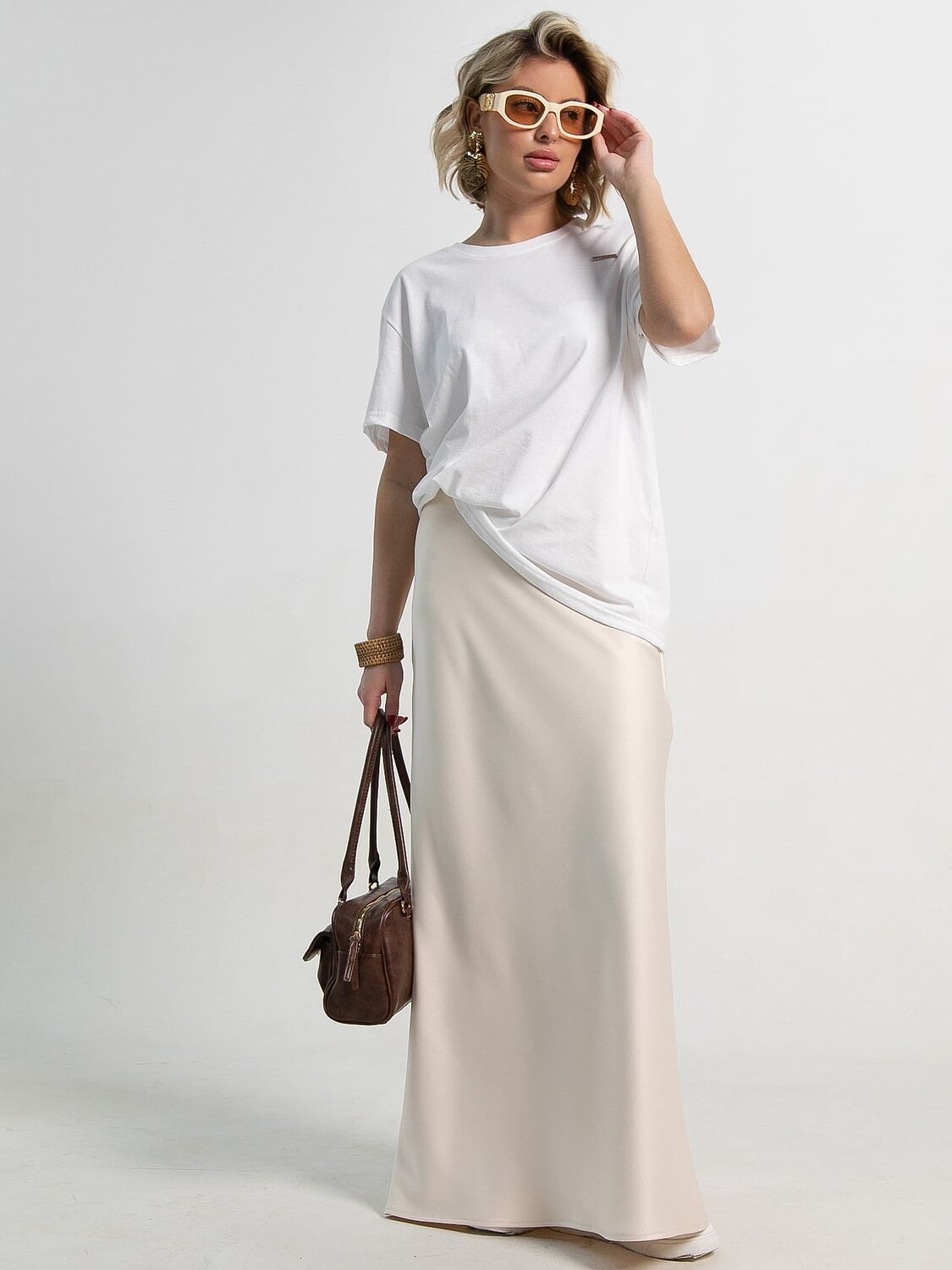 LT Collection Юбка 587364 Ю15382-25М молочный