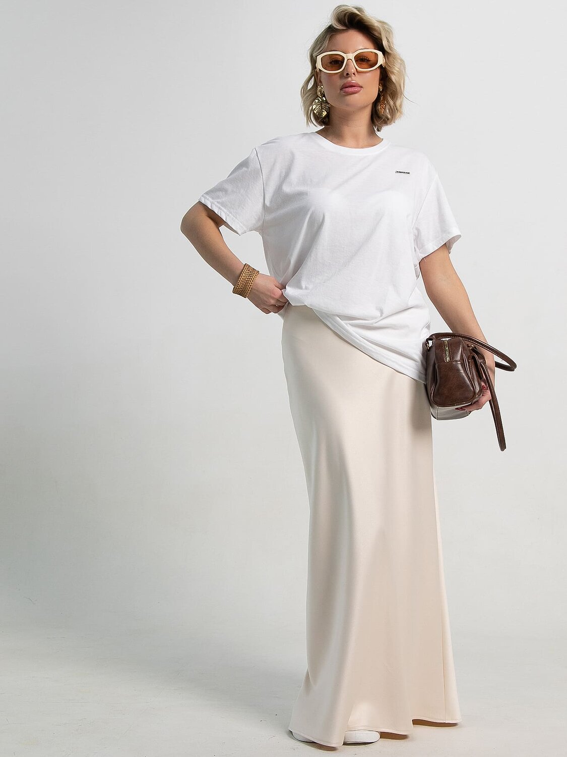 LT Collection Юбка 587364 Ю15382-25М молочный