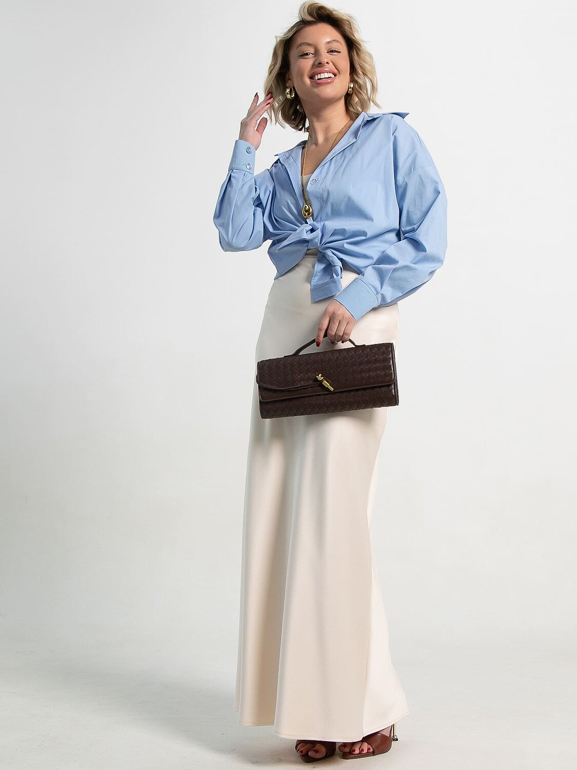 LT Collection Юбка 587364 Ю15382-25М молочный