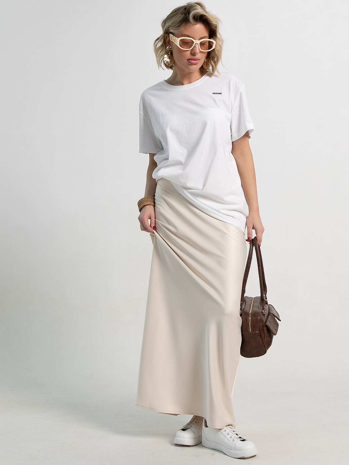 LT Collection Юбка 587364 Ю15382-25М молочный