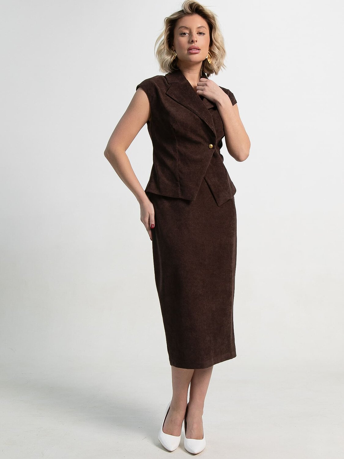 LT Collection Юбка 587365 Ю15361-10М коричневый 