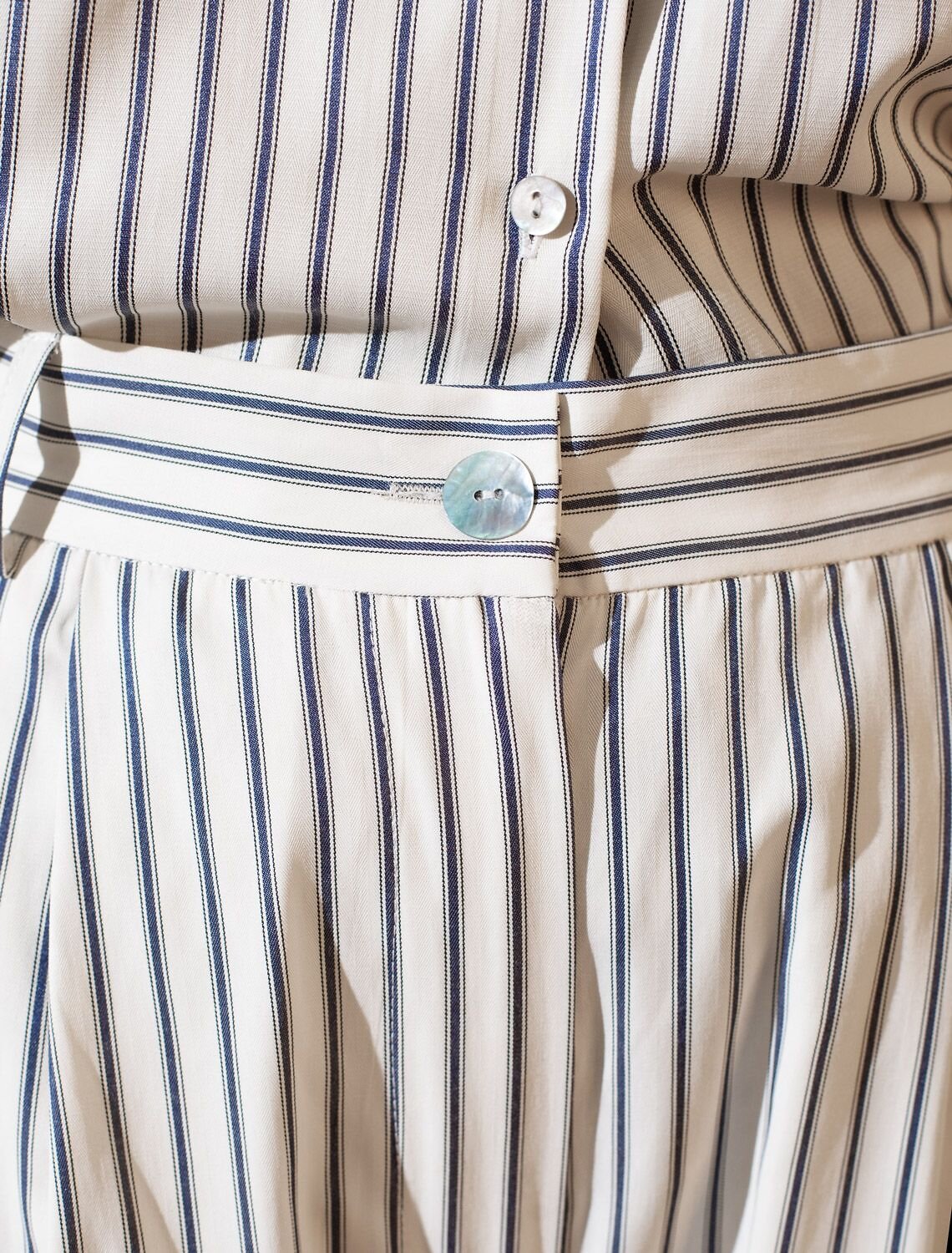 VILATTE Брюки 587374 D24.298 молочный-синий