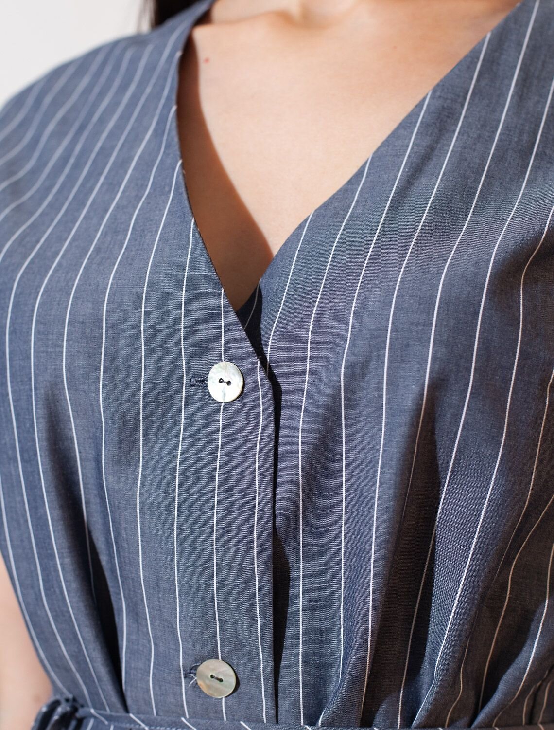 VILATTE Жилет 587379 D27.003 серо-синий