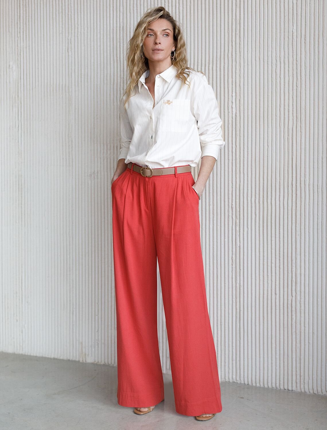 VILATTE Блузка 587380 D29.298 молочный-бежевый