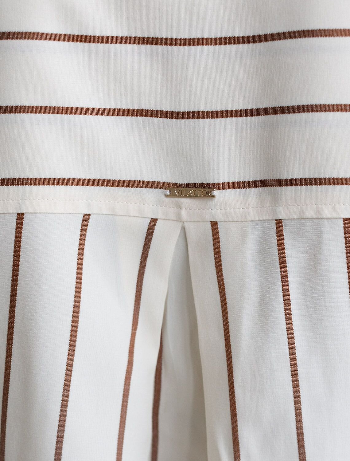 VILATTE Блузка 587381 D29.298 светло_бежевый-кофейный