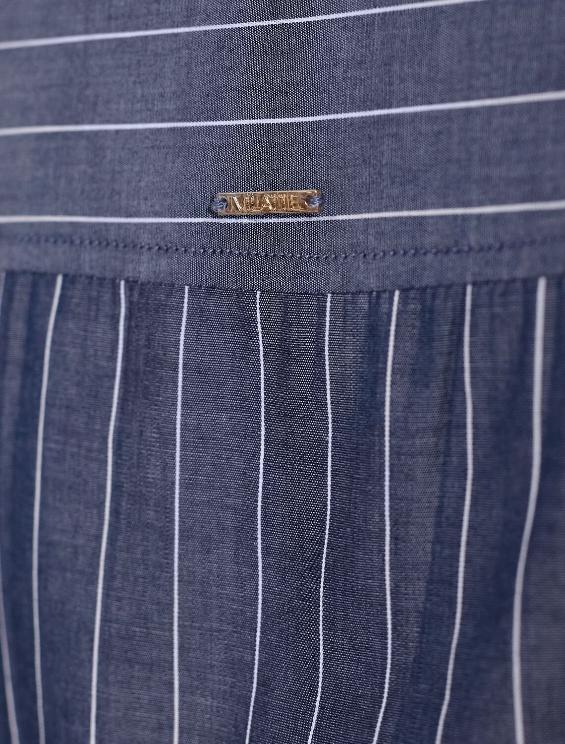 VILATTE Блузка 587386 D29.300 серо-синий