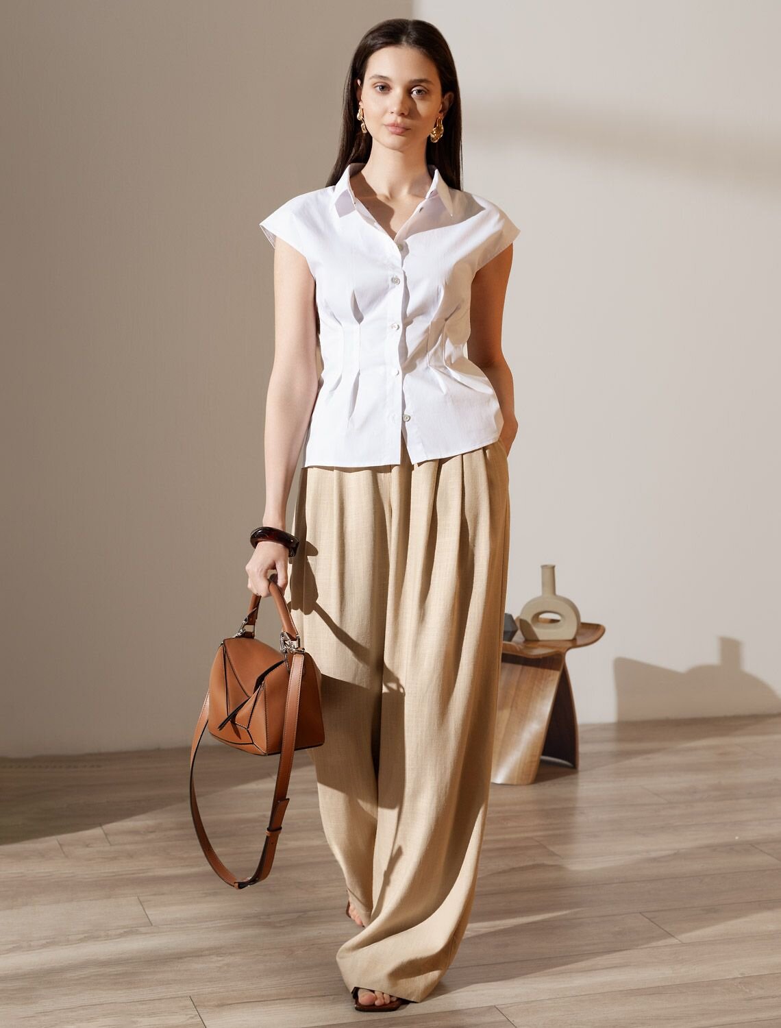 VILATTE Блузка 587388 D29.311 белый