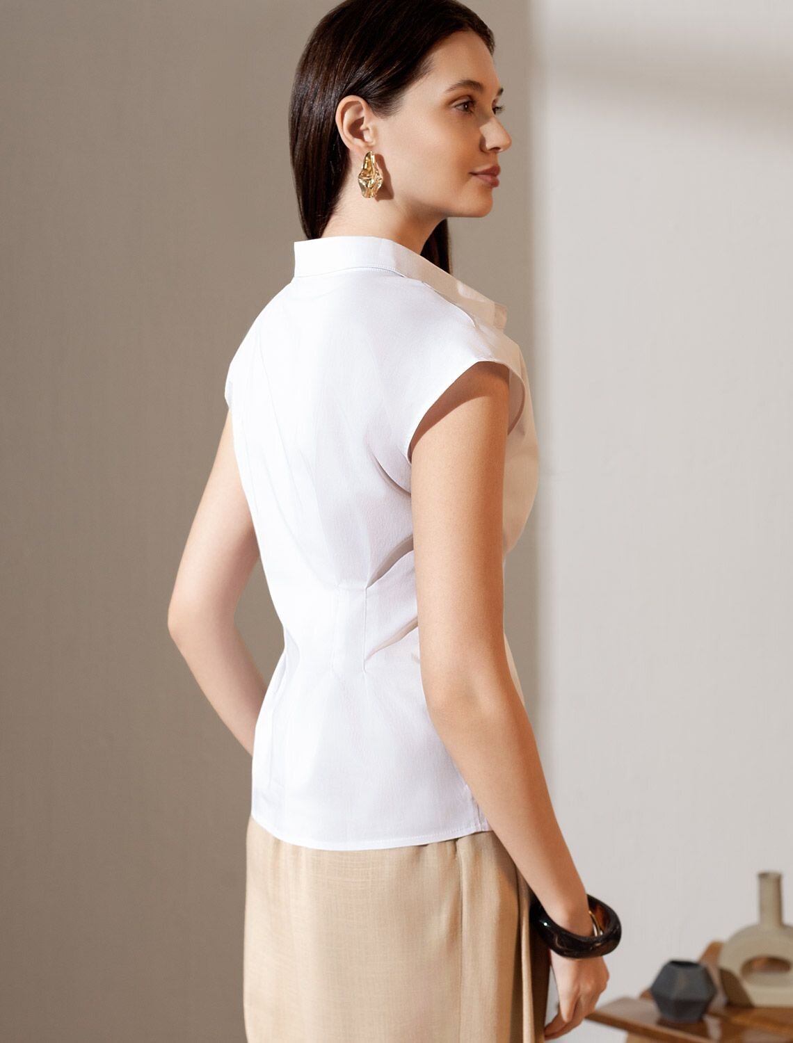 VILATTE Блузка 587388 D29.311 белый