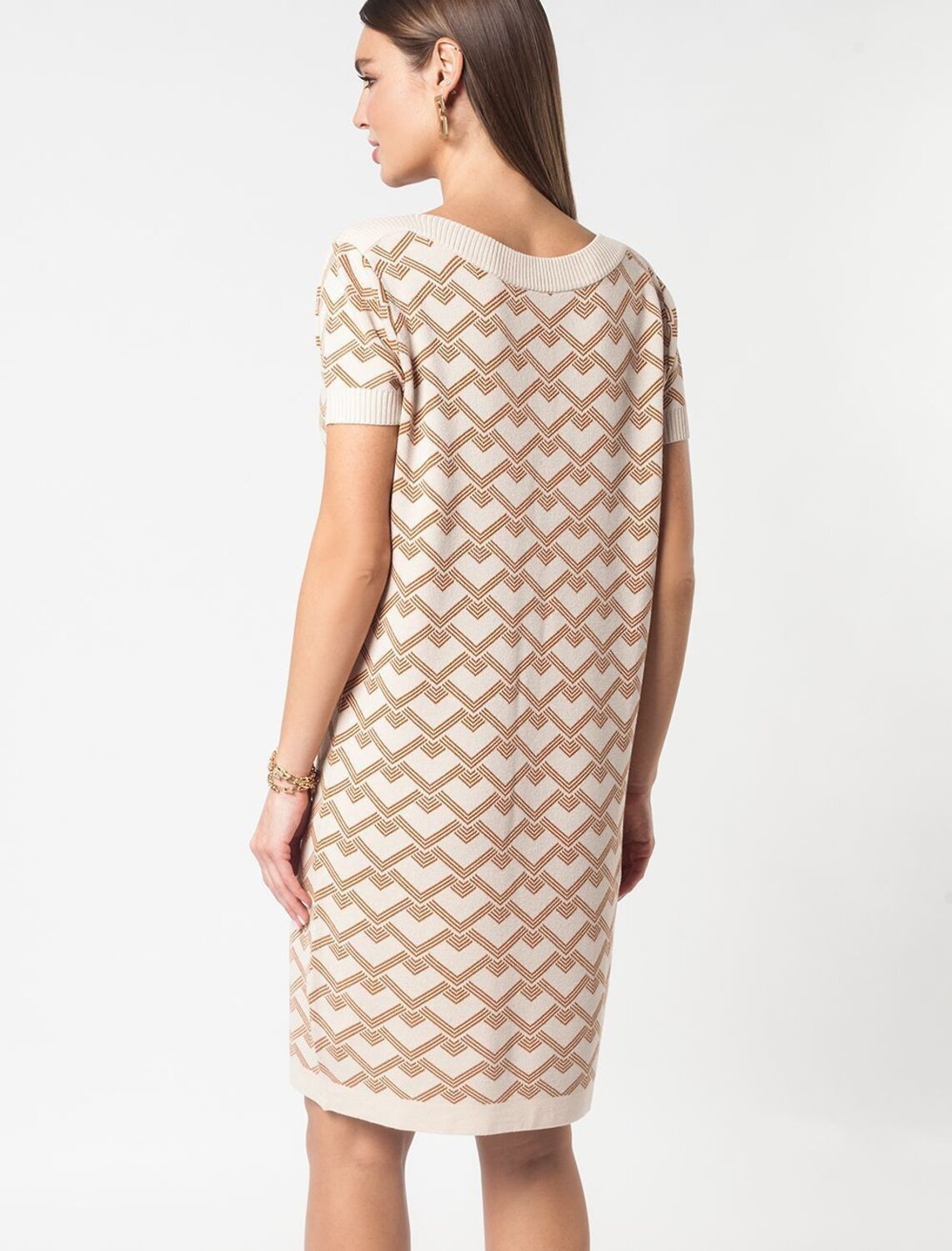 VILATTE Платье 587394 D32.092 овсяный