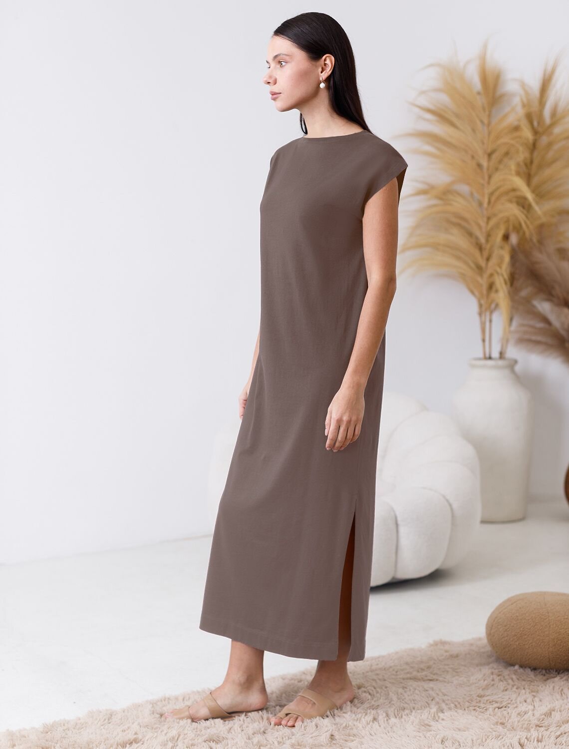 VILATTE Платье 587400 D42.124 кофе