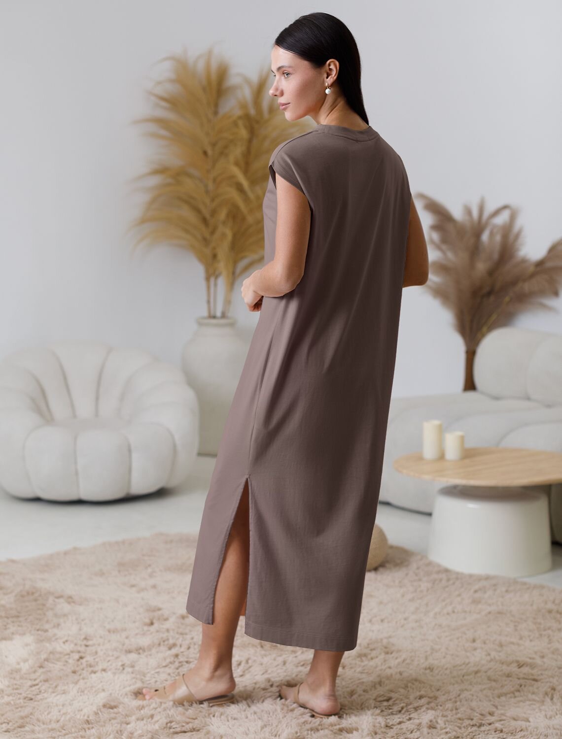 VILATTE Платье 587400 D42.124 кофе