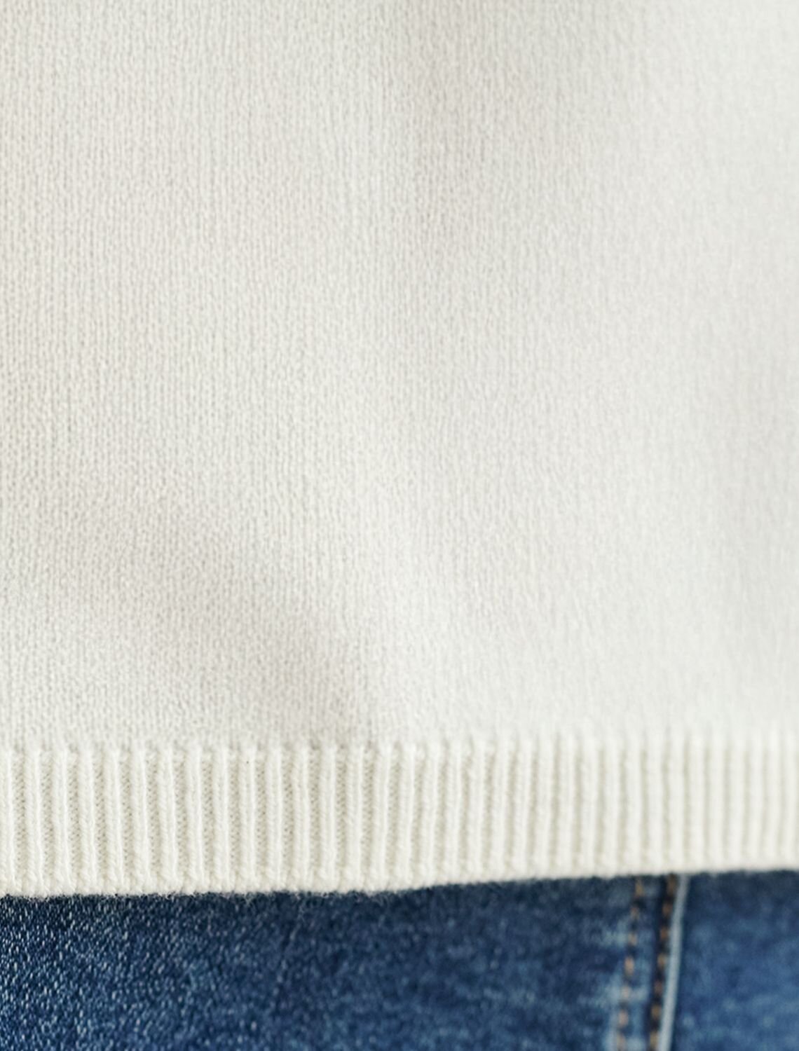 VILATTE Джемпер 587422 D39.301 натуральный белый