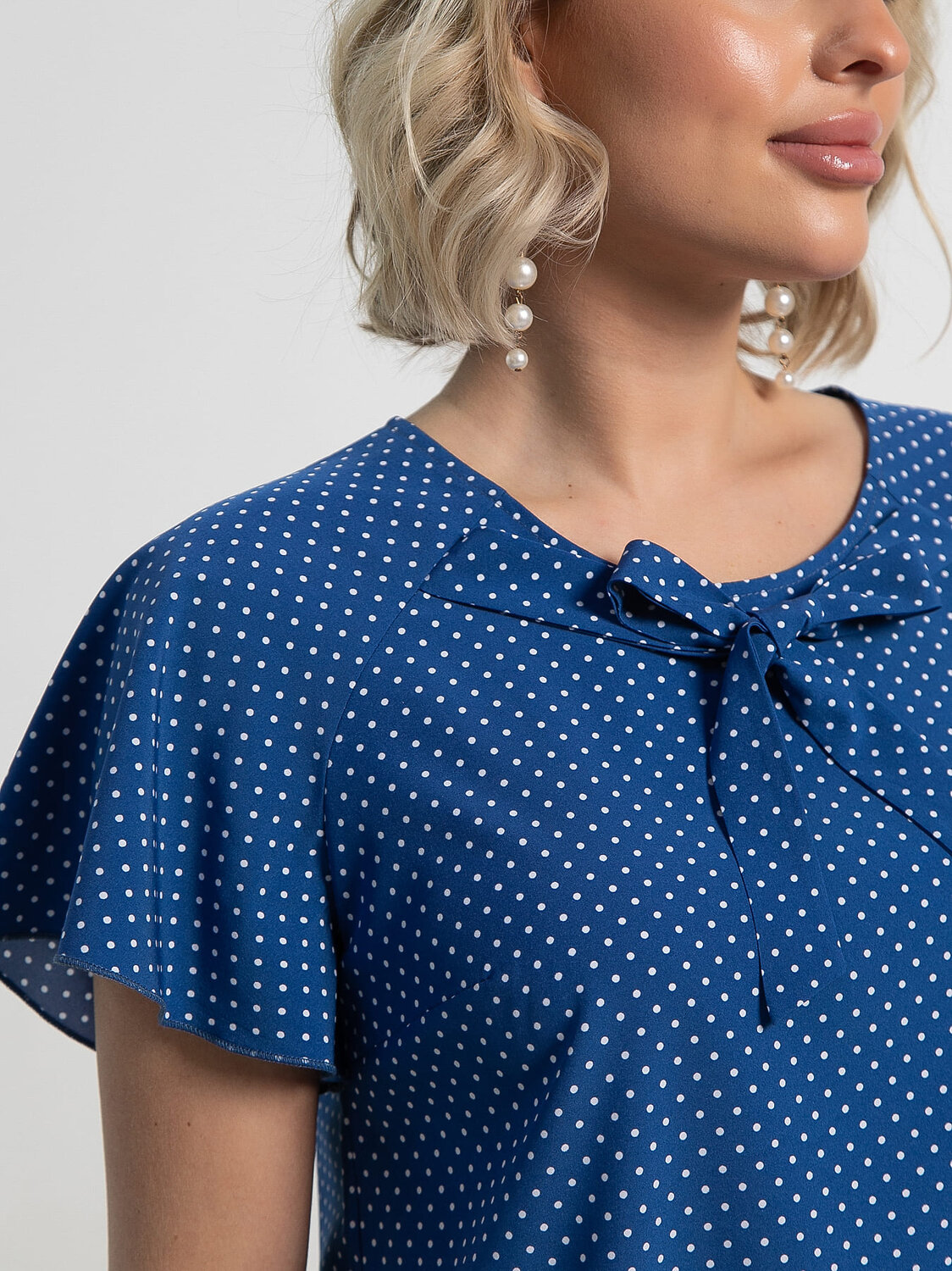 LT Collection Блуза 587428 Б15247-19М синий