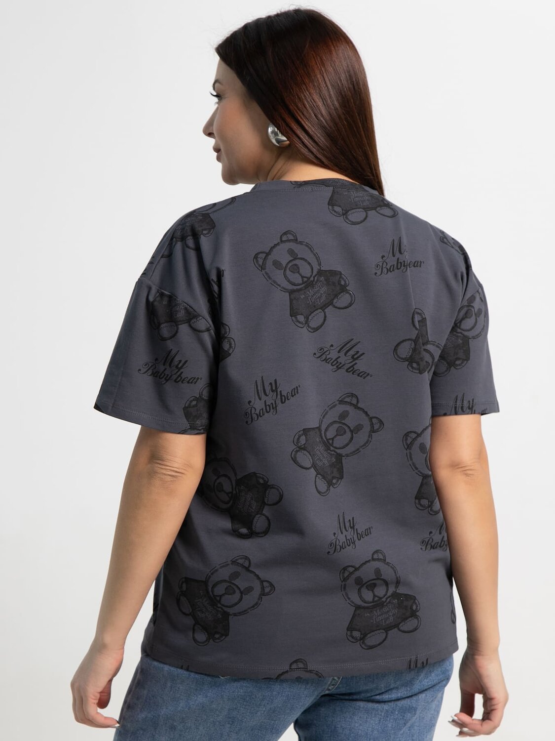 LT Collection Футболка 587435 Б15369-20М темно-серый