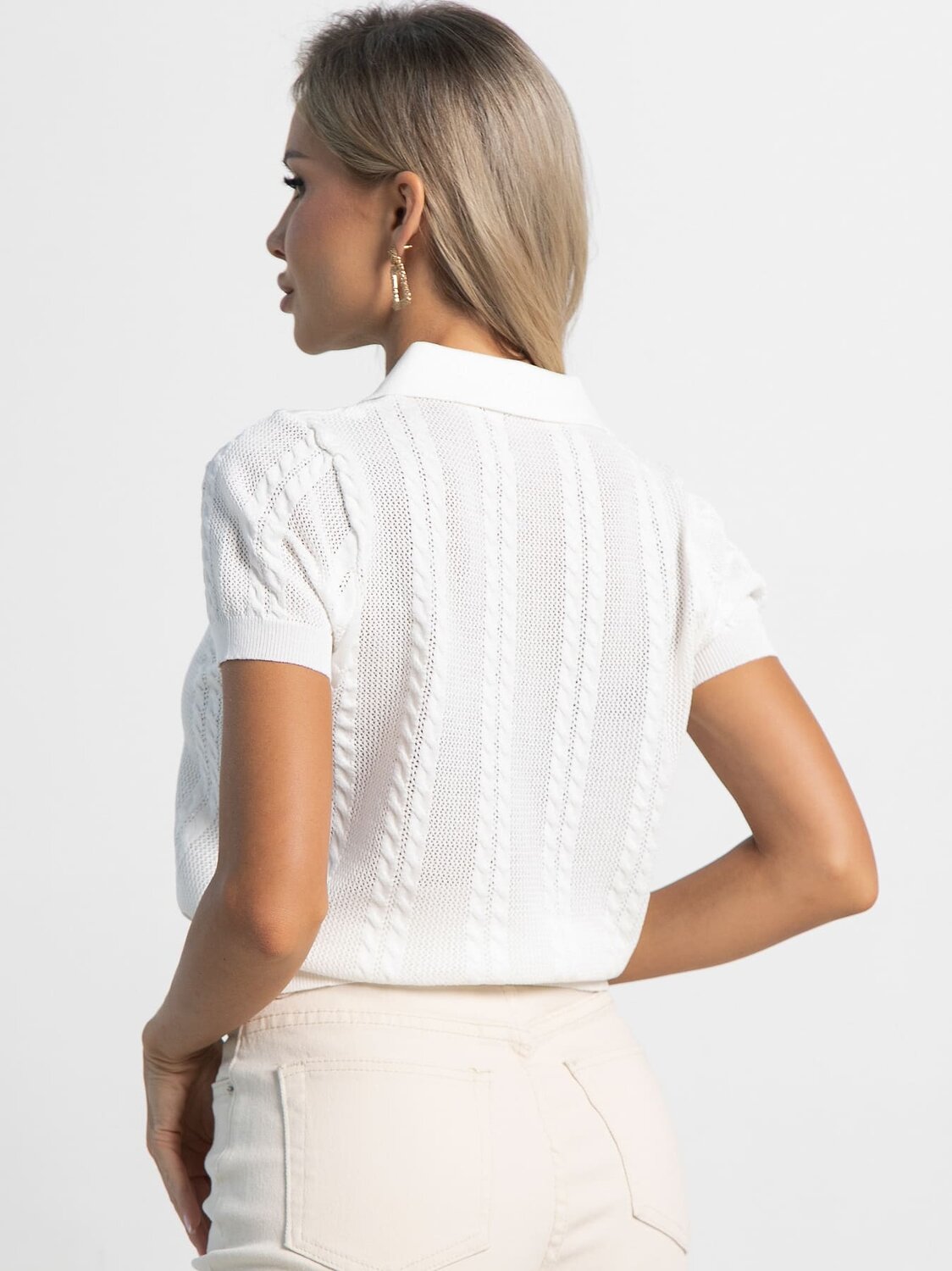 LT Collection Поло 587438 Б15375-7М белый