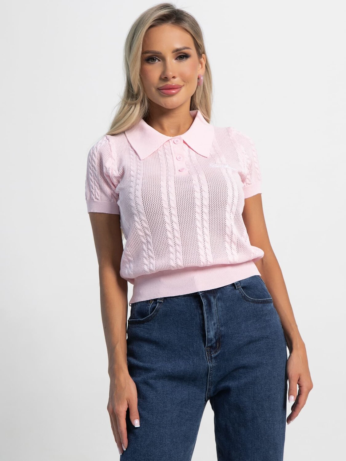 LT Collection Поло 587439 Б15376-7М розовый