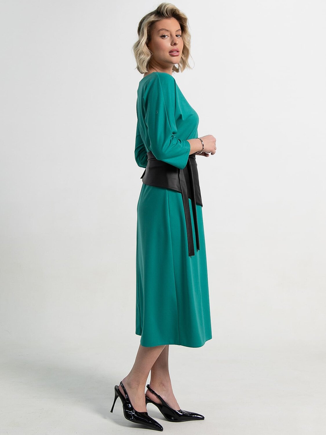 LT Collection Платье 587441 П15388-18М зеленый