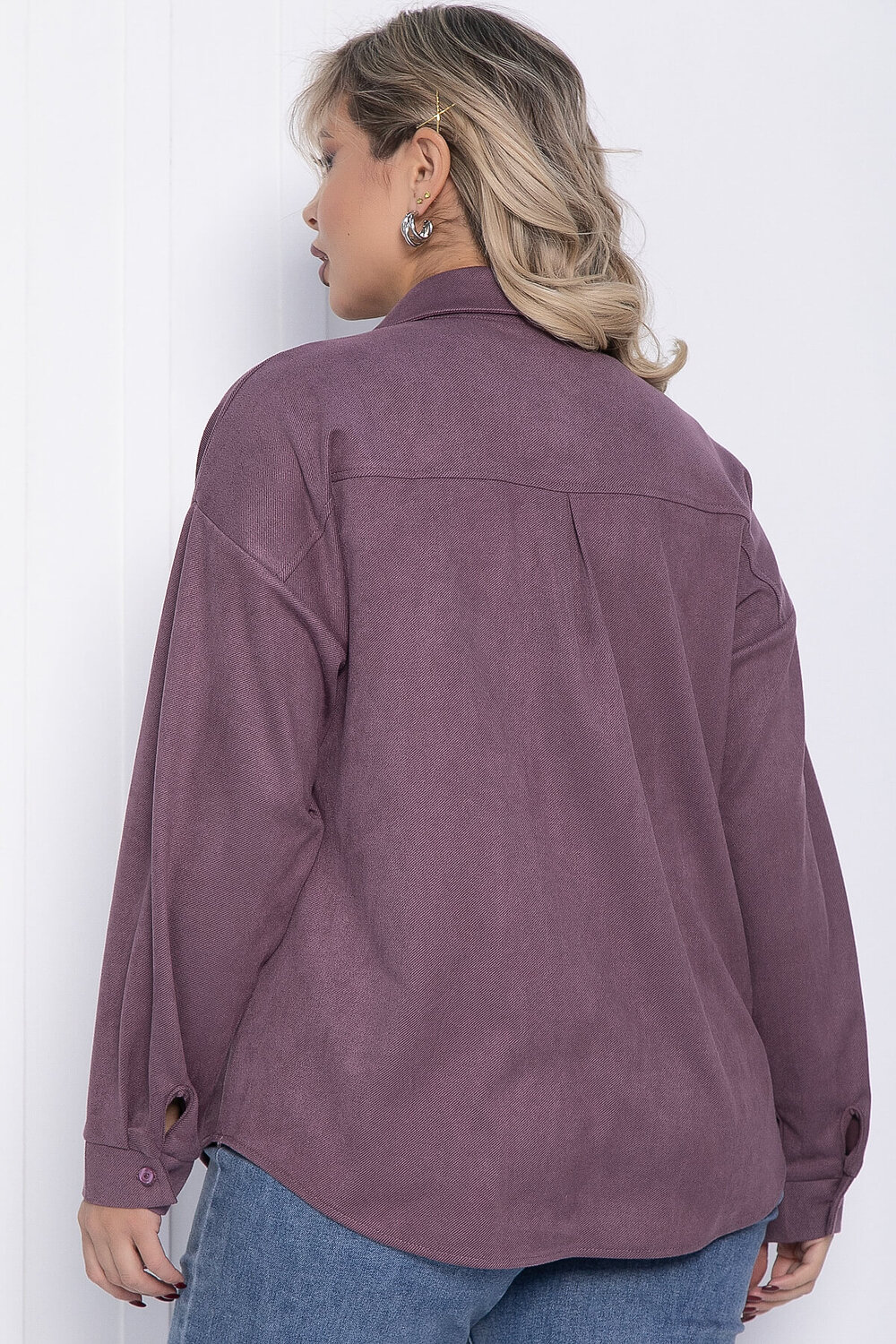 LT Collection Рубашка 587443 Б15440-18М сливовый