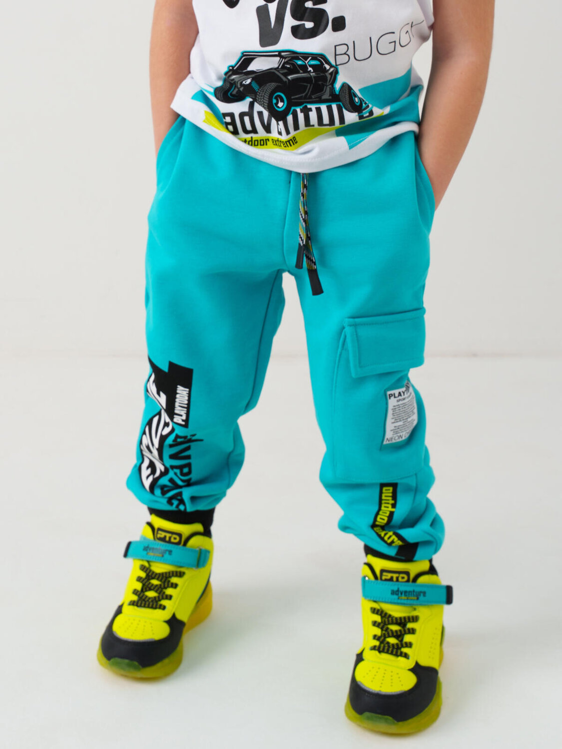 PLAYTODAY Брюки 587446 12612251 бирюзовый