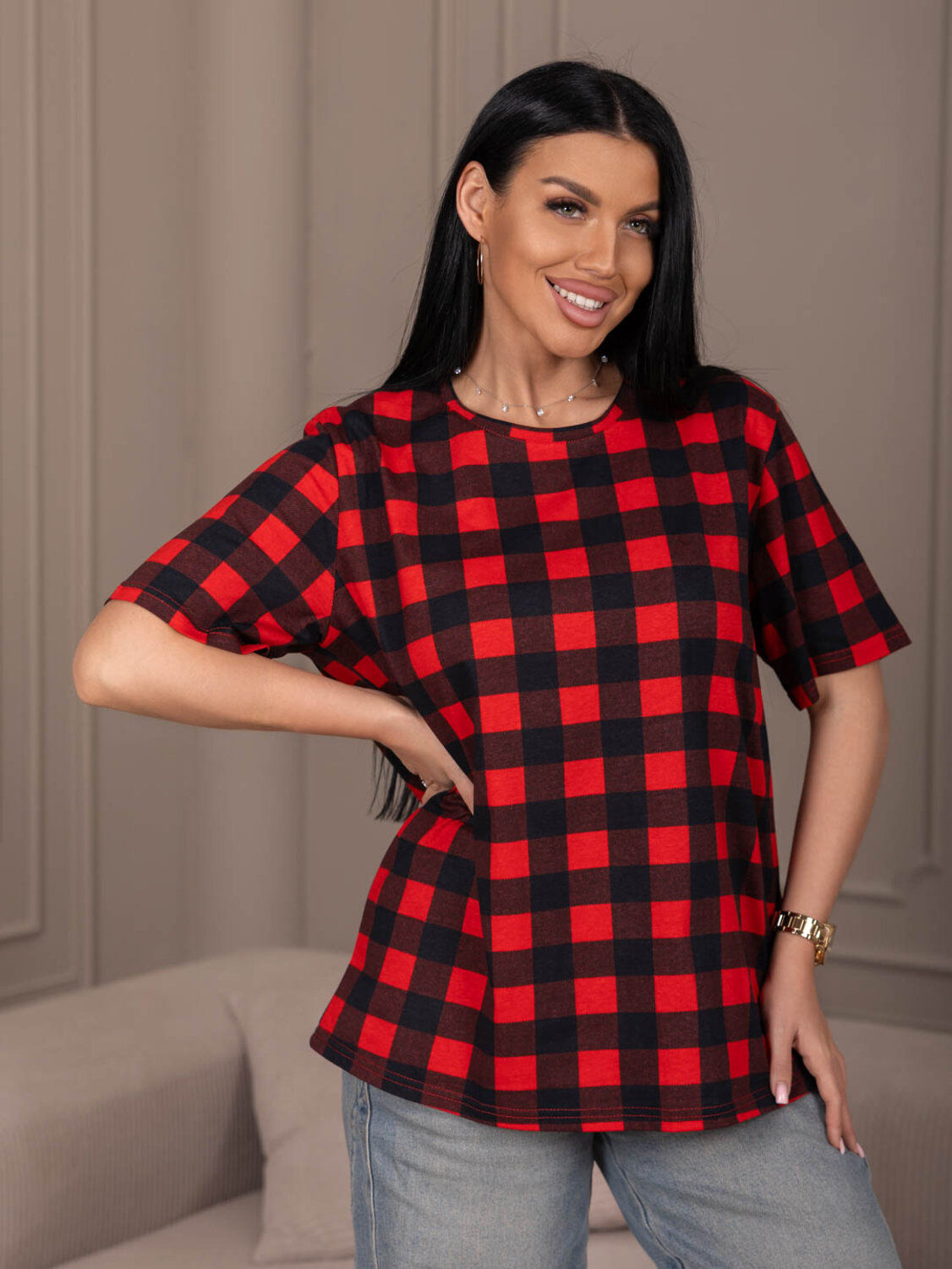 Текс-плюс Футболка 587519 00-00246530 Черный,красный