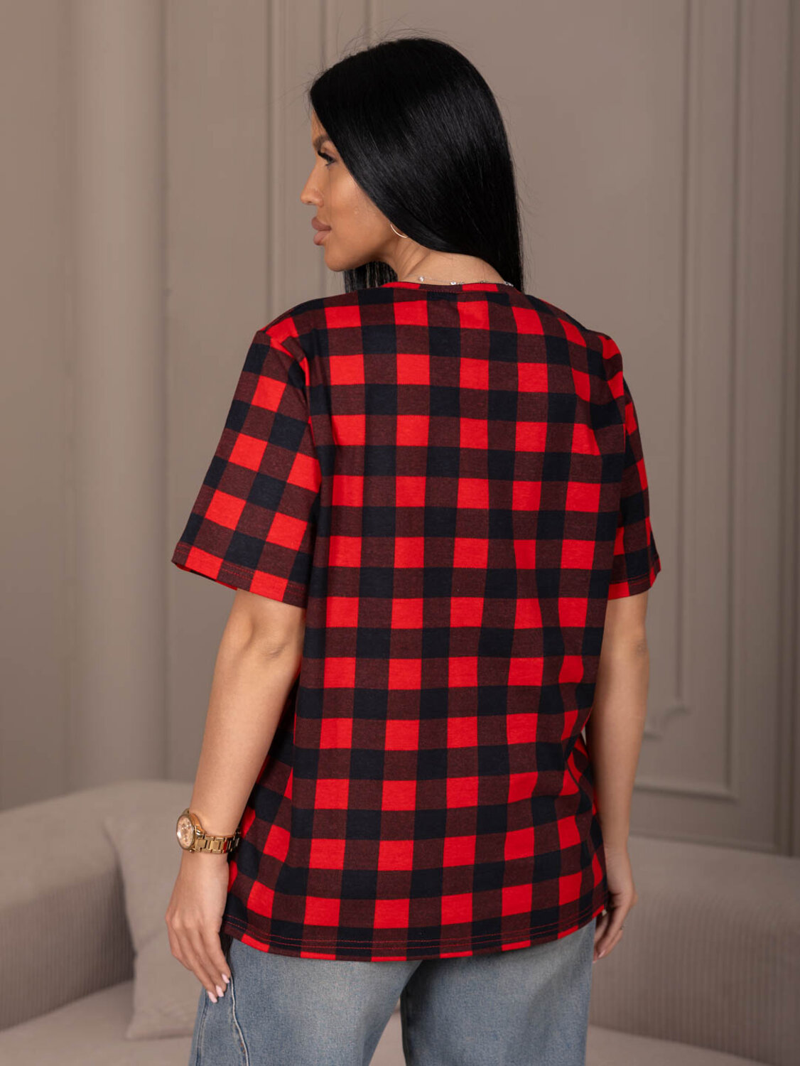 Текс-плюс Футболка 587519 00-00246530 Черный,красный