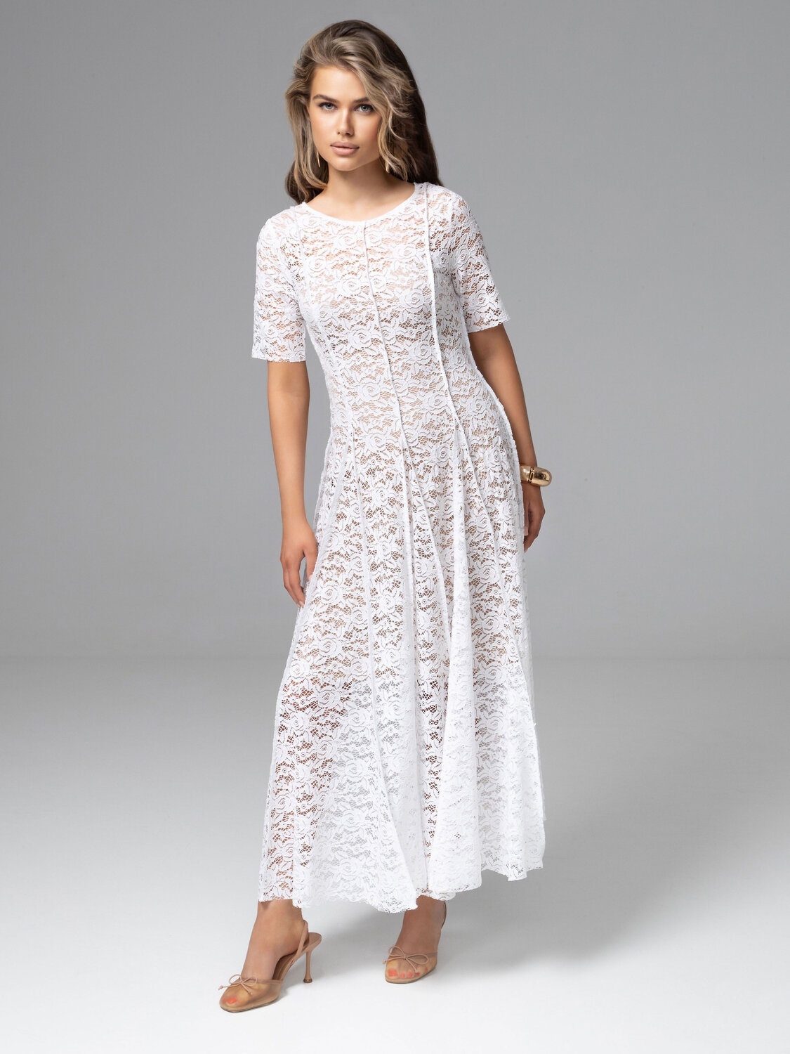 CHARUTTI Платье 587556 12655 Белый