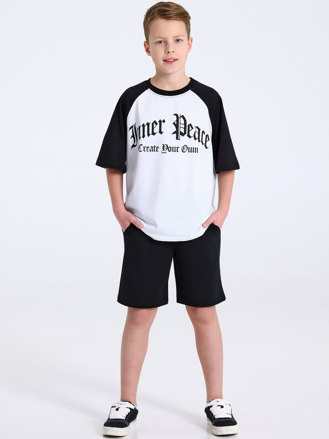 Апрель Комплект 587575 2ПФШ5913804 белый+черный