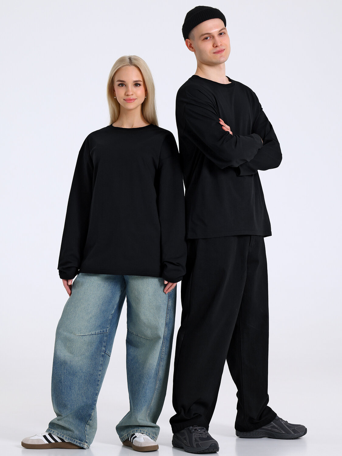 Апрель Лонгслив 587577 1МДЛД5171006 черный