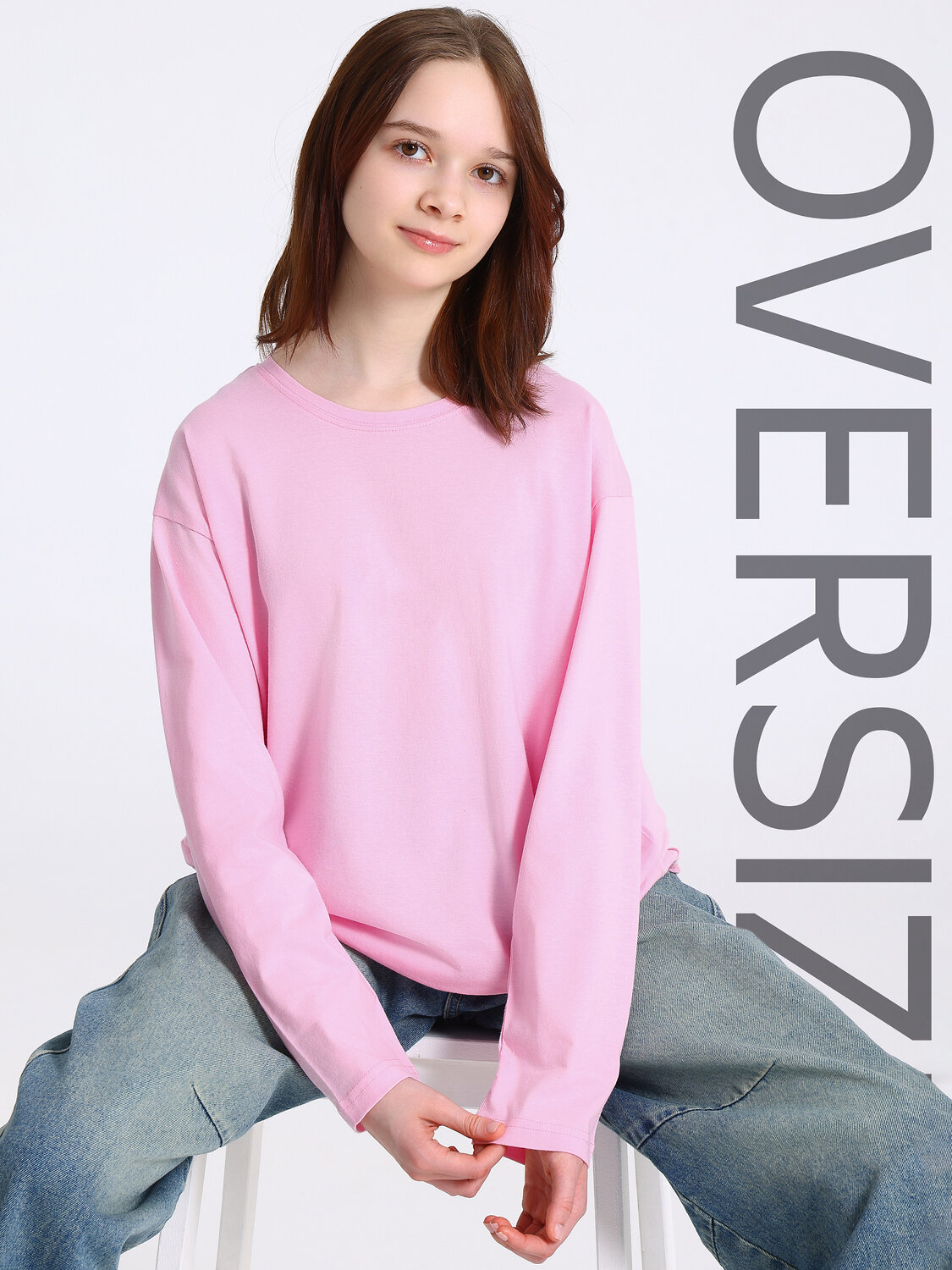 Апрель Лонгслив 587591 1ДДЛД5113001 светло-розовый