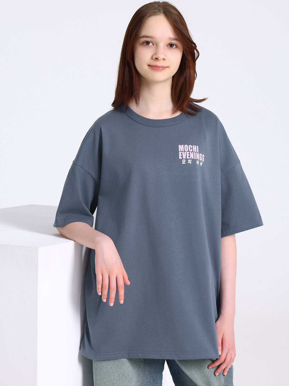 Апрель Футболка 587599 1ДДФК5009001 темно-серый