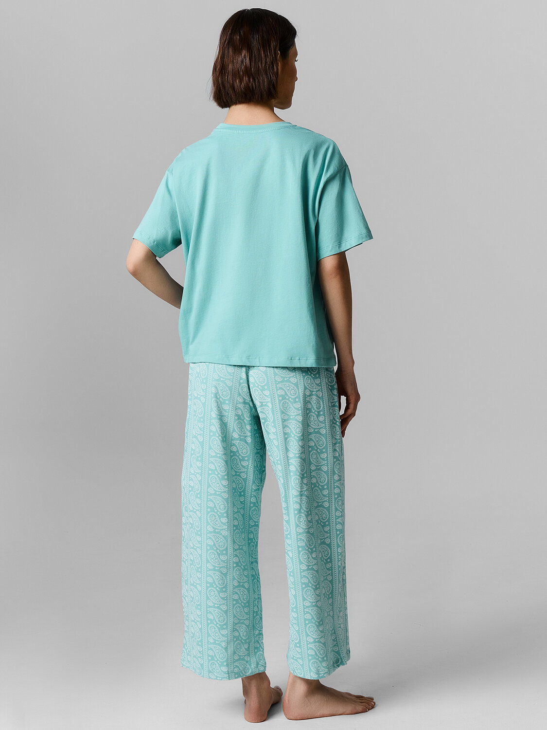 MARK FORMELLE Комплект 587632 592600 пыльная бирюза +пейсли на бирюзовом