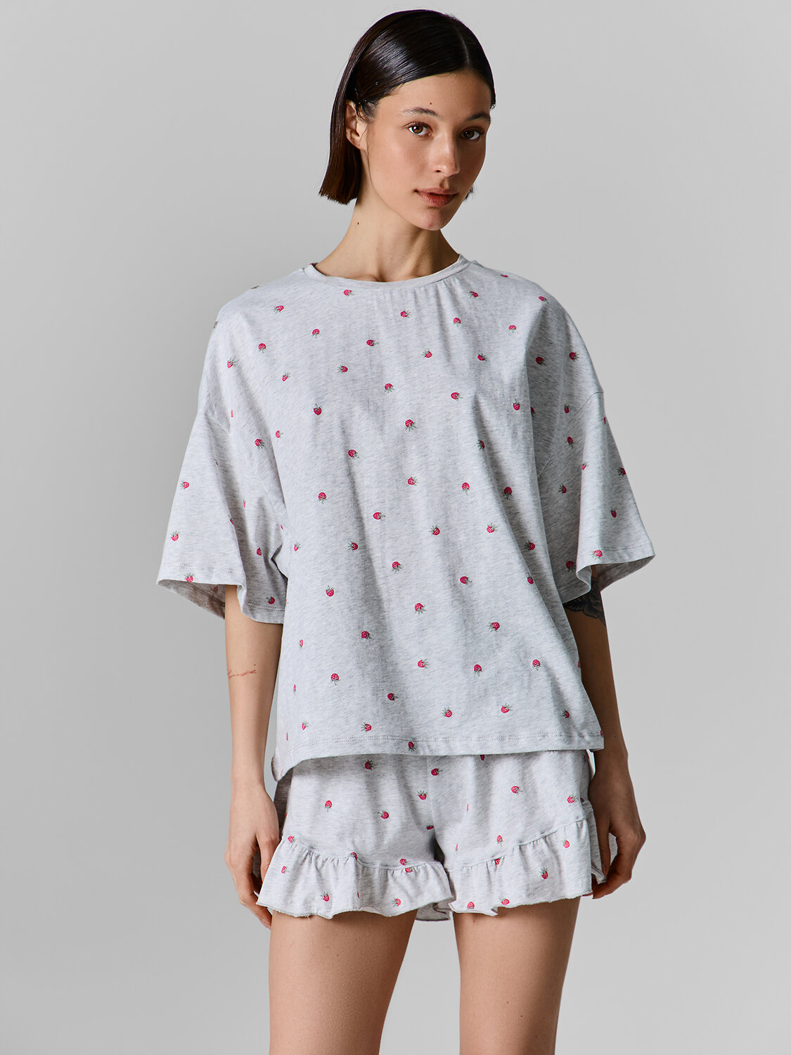 MARK FORMELLE Комплект 587637 592670 малина на св.сером меланже