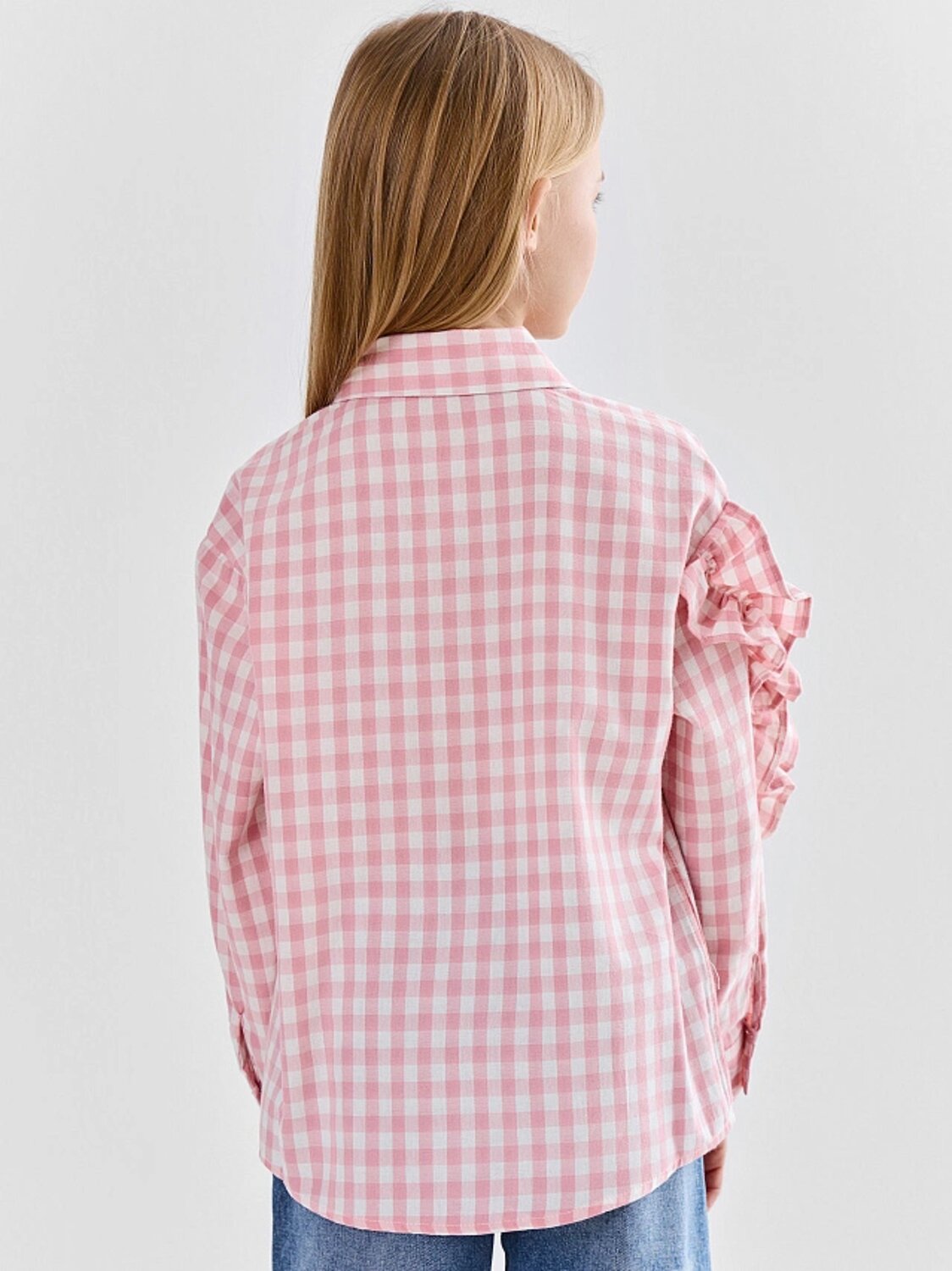 MARK FORMELLE Рубашка 587652 127997 розовая клетка