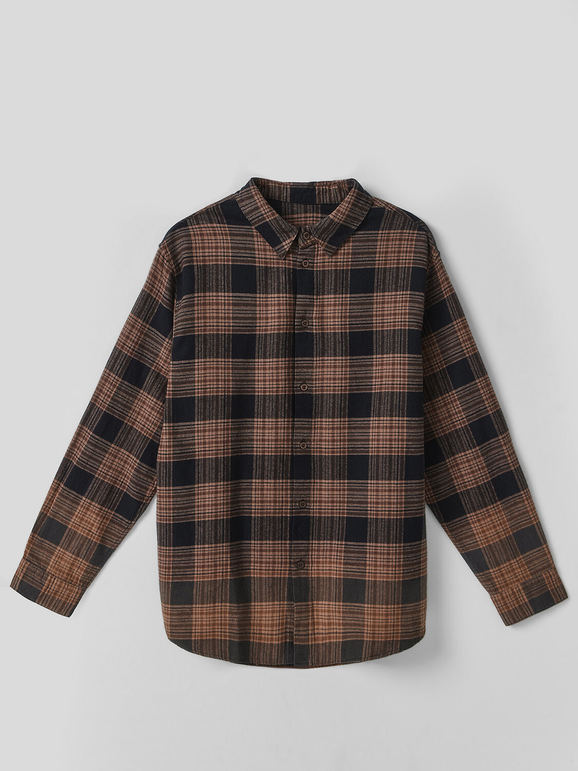 MARK FORMELLE Рубашка 587655 121953-2 коричневая клетка с варкой