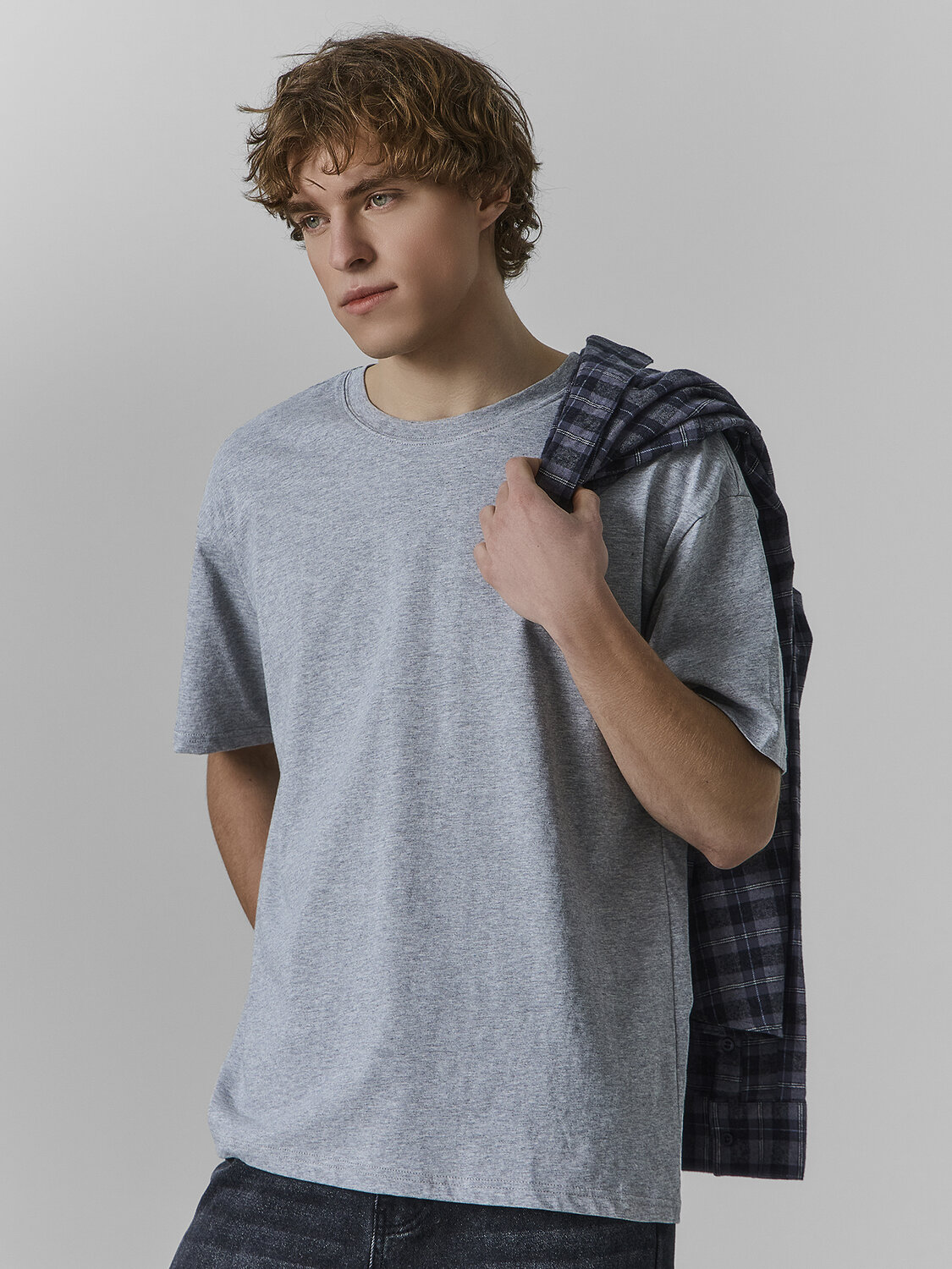 MARK FORMELLE Футболка 587680 111927 средне -серый меланж