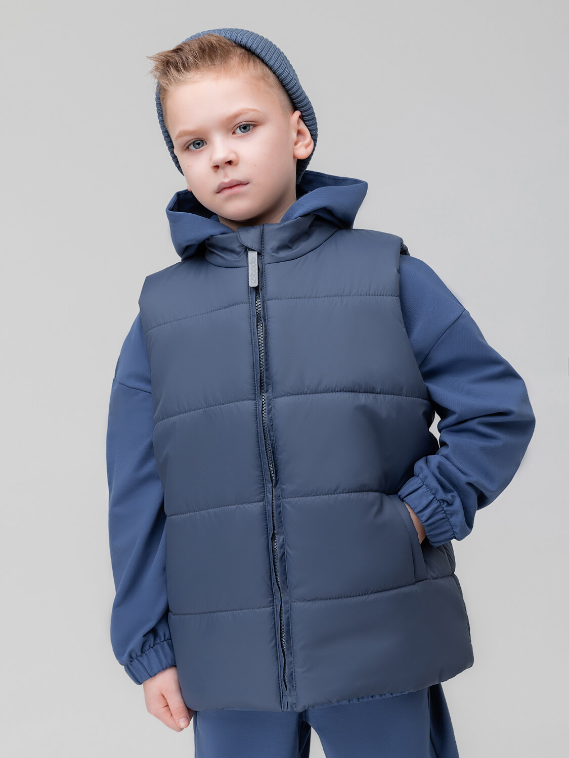 Bodo Жилет 587782 14-88MU джинсовый