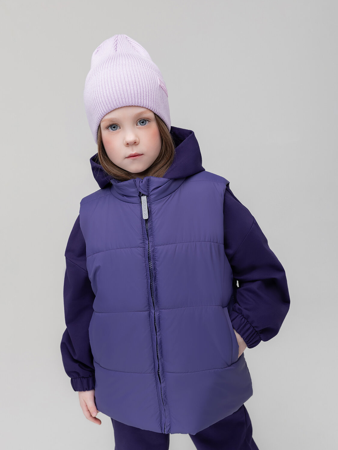 Bodo Жилет 587784 14-88MU баклажановый