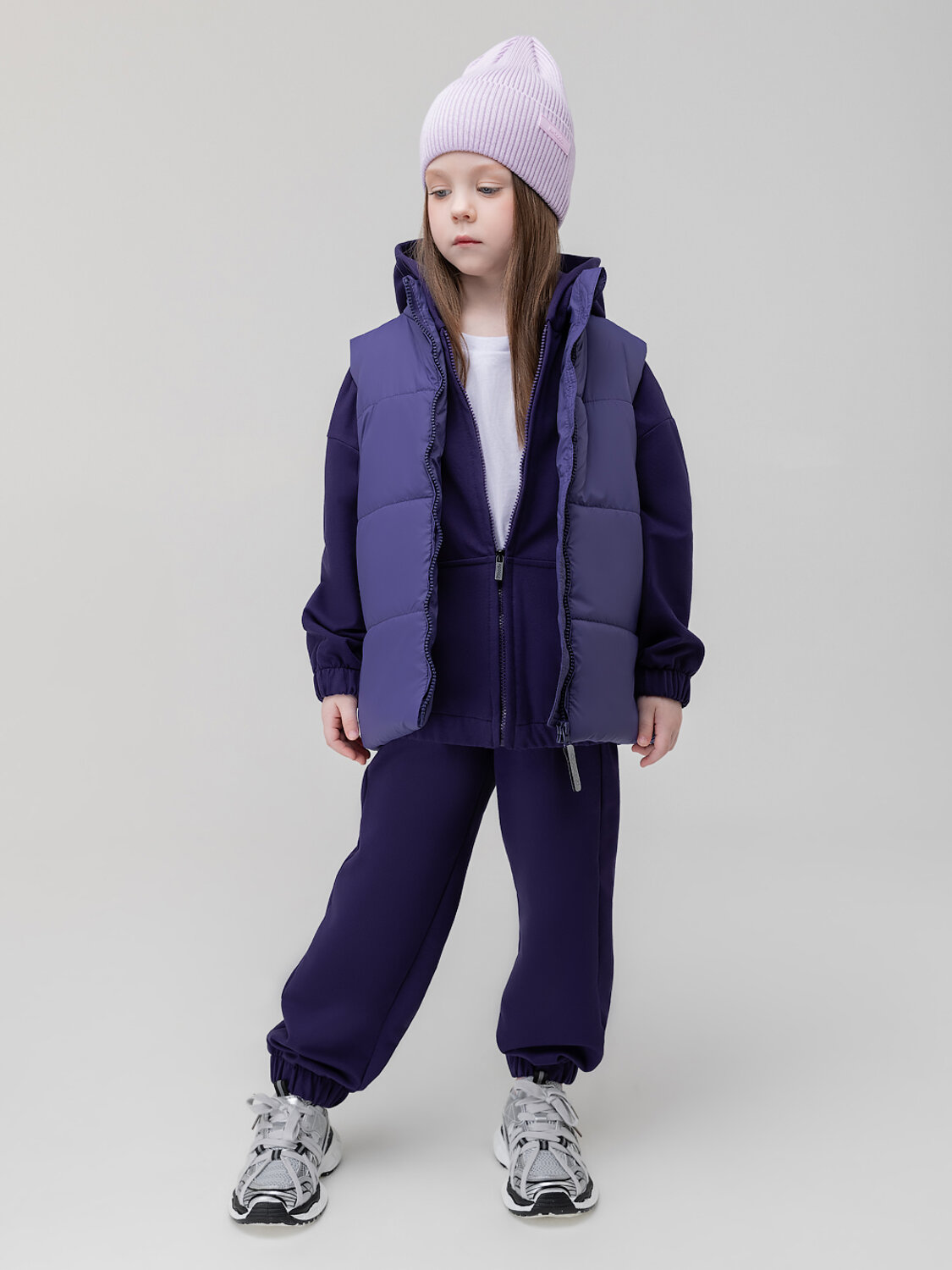 Bodo Жилет 587784 14-88MU баклажановый