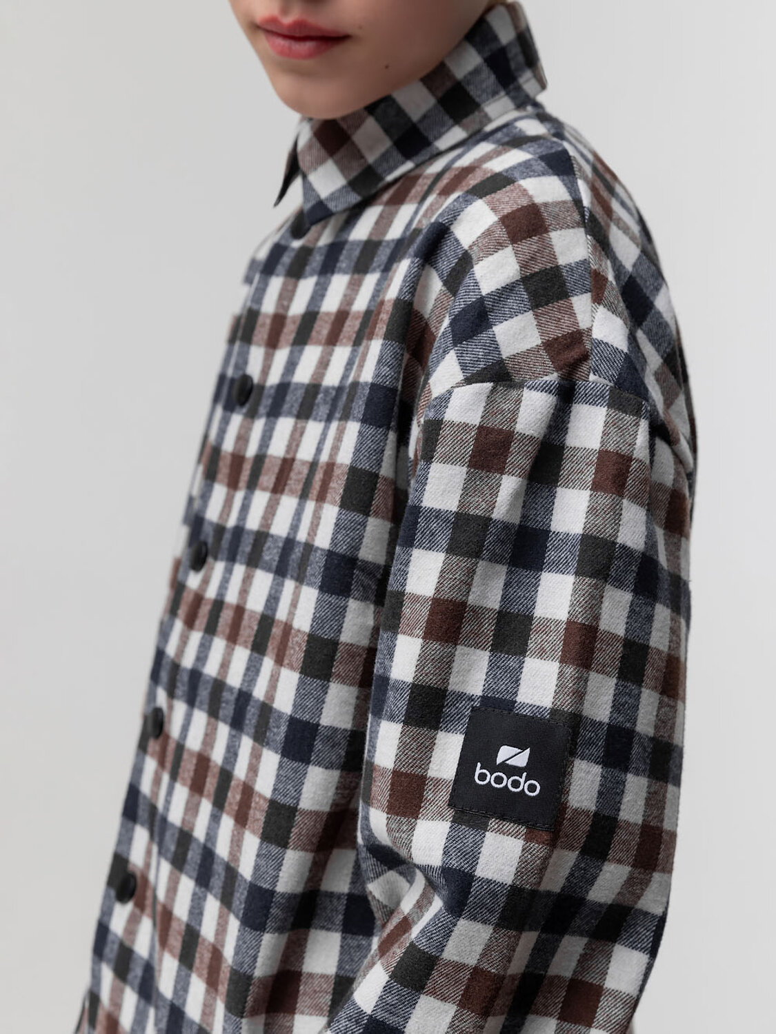 Bodo Рубашка 587820 38-30МU коричневый (молочный)