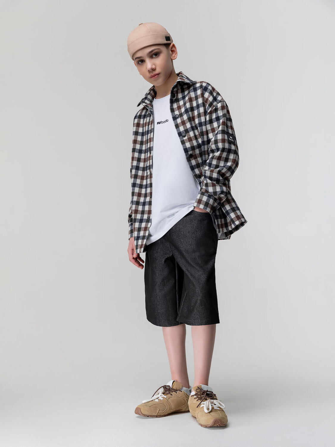 Bodo Рубашка 587820 38-30МU коричневый (молочный)