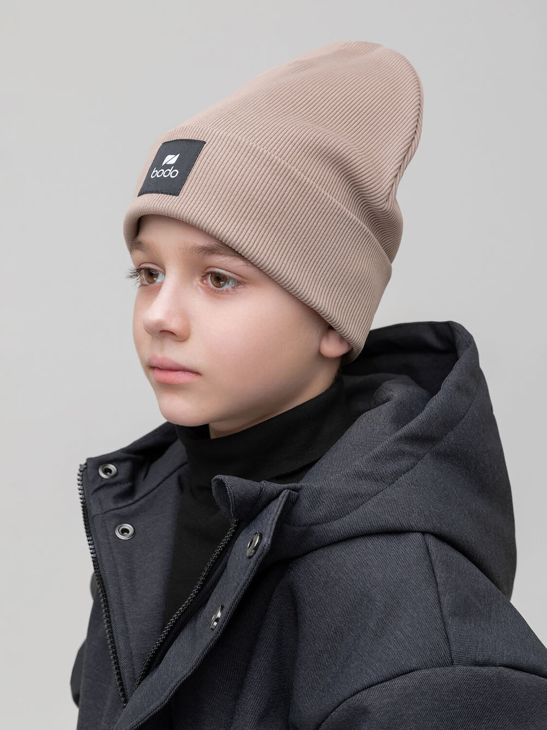 Bodo Шапка 587842 10-271MU серо-бежевый