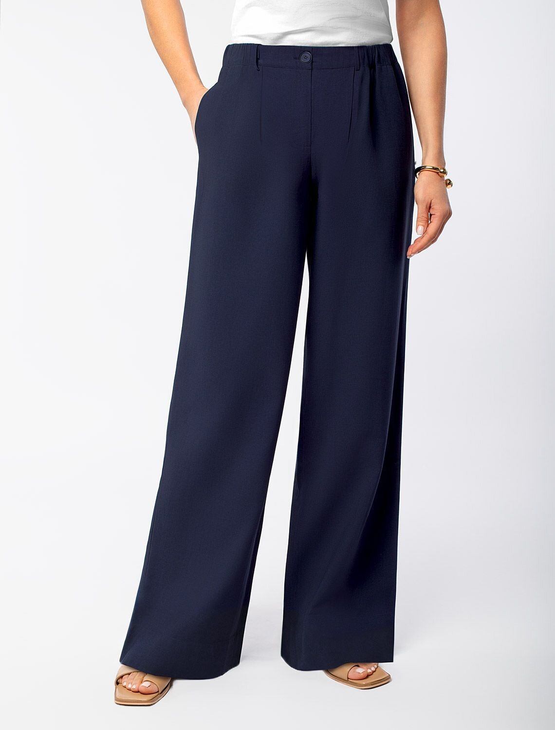 VILATTE Брюки 587871 D24.310 темно-синий