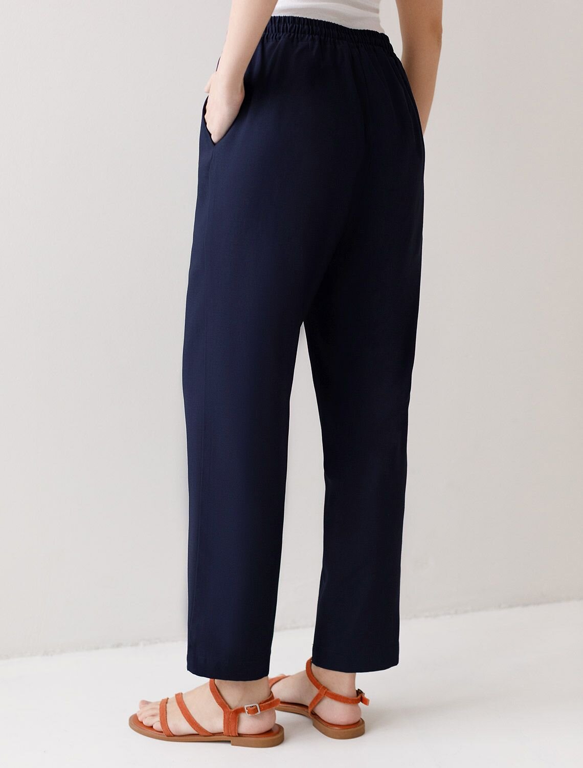 VILATTE Брюки 587875 D24.311 темно-синий