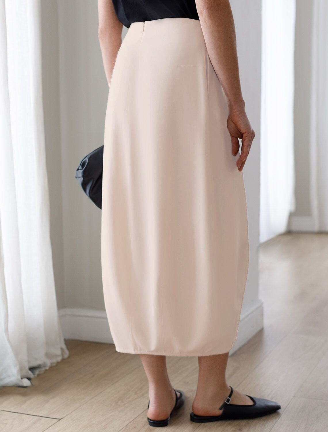 VILATTE Юбка 587876 D26.203 кокосово-молочный