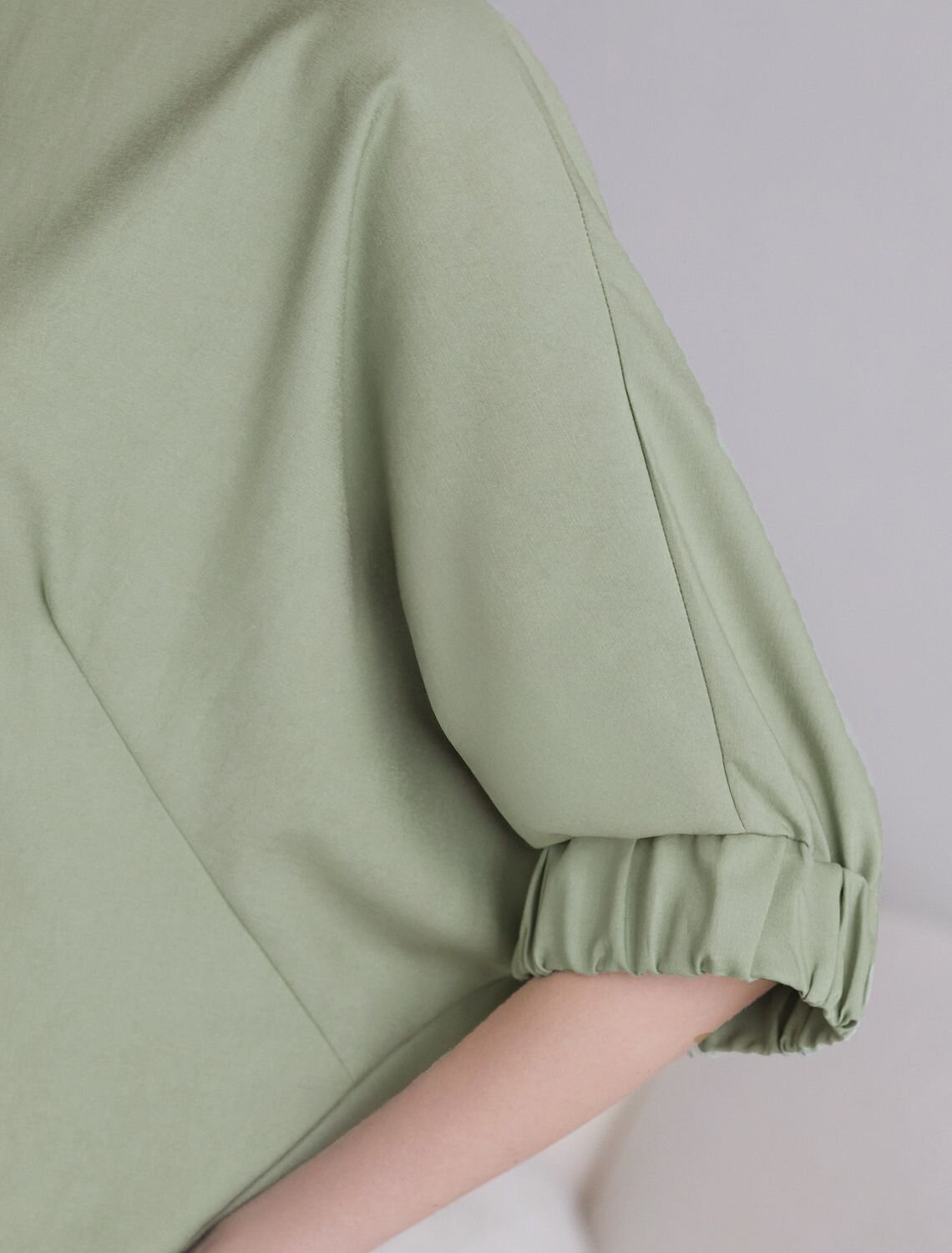 VILATTE Блузка 587883 D29.359 зеленый чай