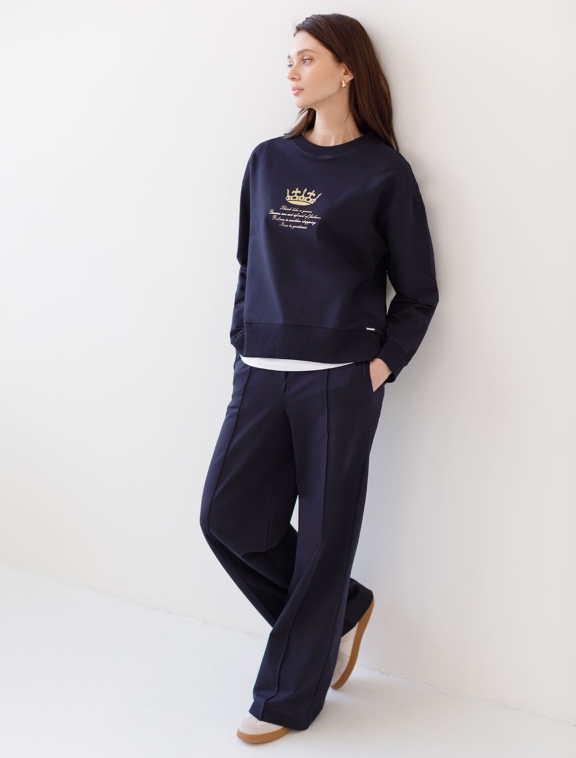 VILATTE Брюки 587893 D44.168 т.синий